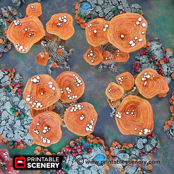 Blooming Lanterns - Fantasy Scatter Terrain / Trees