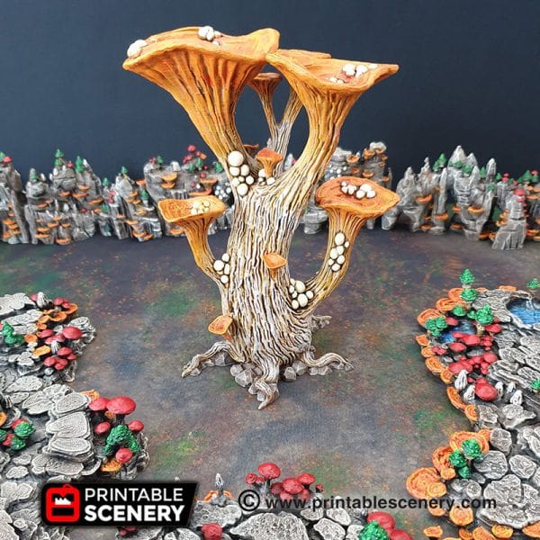 Blooming Lanterns - Fantasy Scatter Terrain / Trees