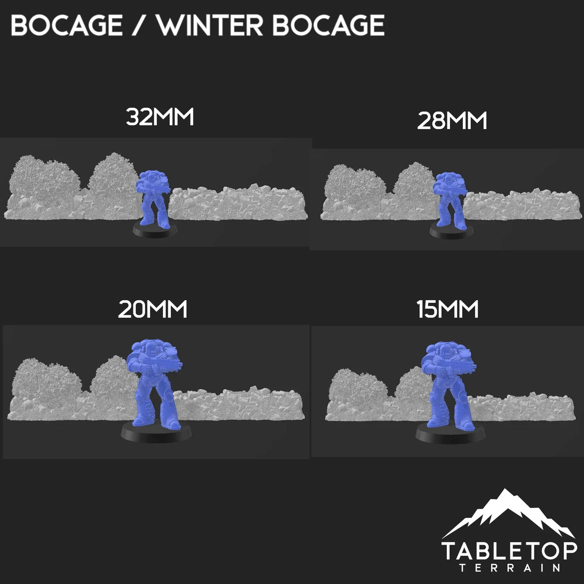Bocage / Winter Bocage - Country & King - Fantasy Historical Scatter Terrain
