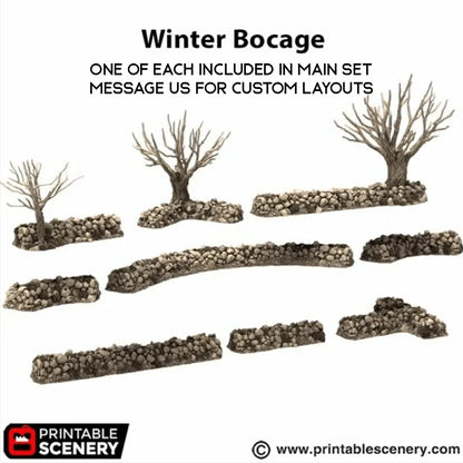 Bocage / Winter Bocage - Country & King - Fantasy Historical Scatter Terrain