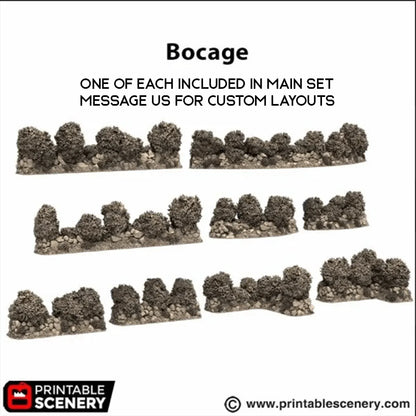 Bocage / Winter Bocage - Country & King - Fantasy Historical Scatter Terrain