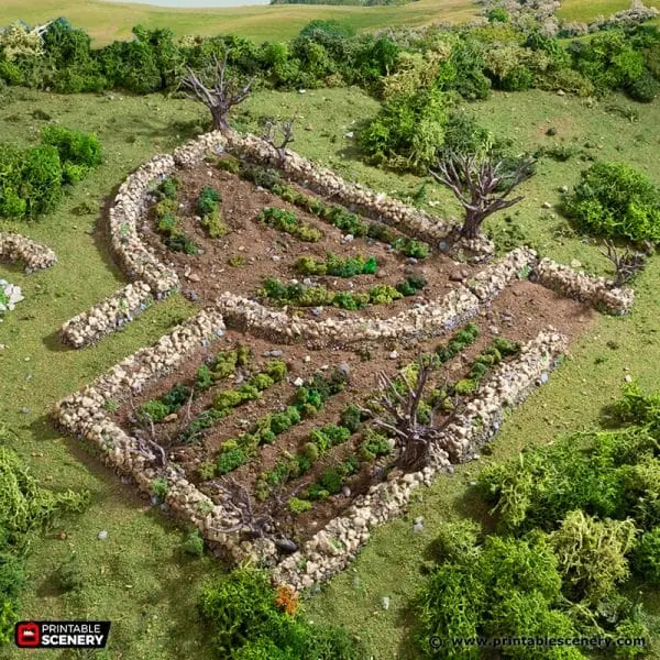 Bocage / Winter Bocage - Country & King - Fantasy Historical Scatter Terrain