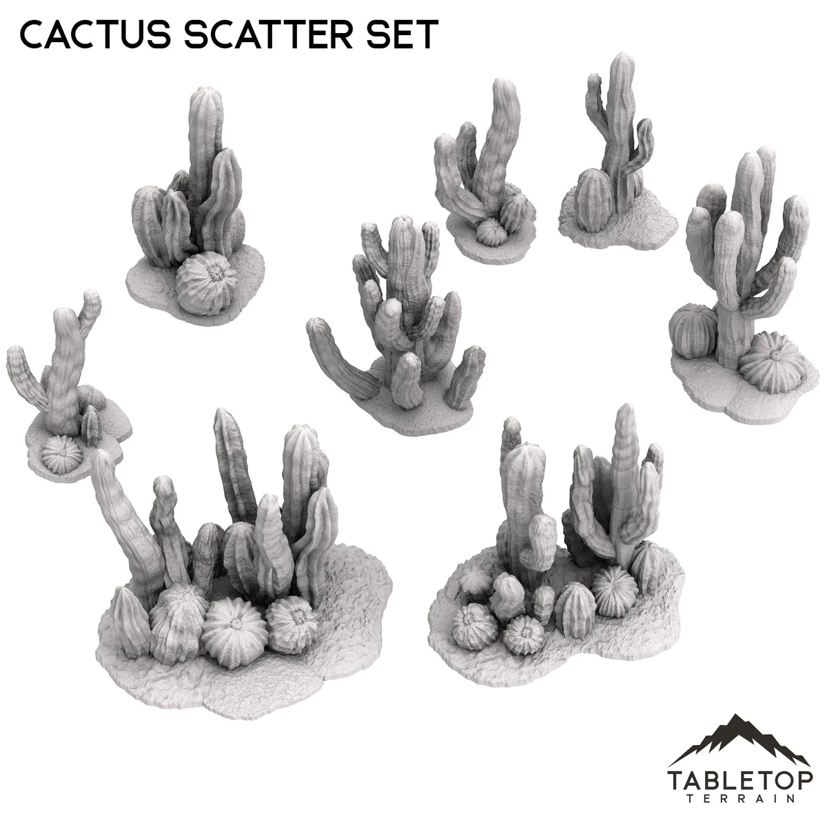 Cactus Scatter Set - Old Wild Western Rush