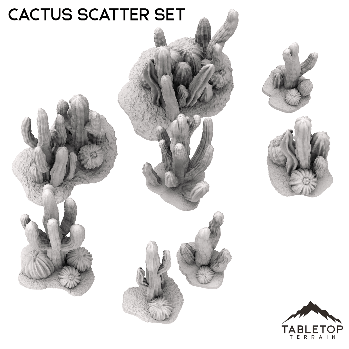 Cactus Scatter Set - Old Wild Western Rush