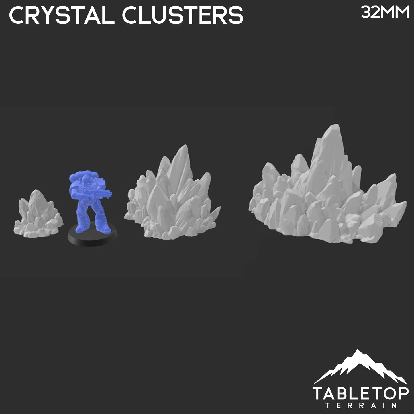 Crystal Clusters - Fantasy Scatter Terrain