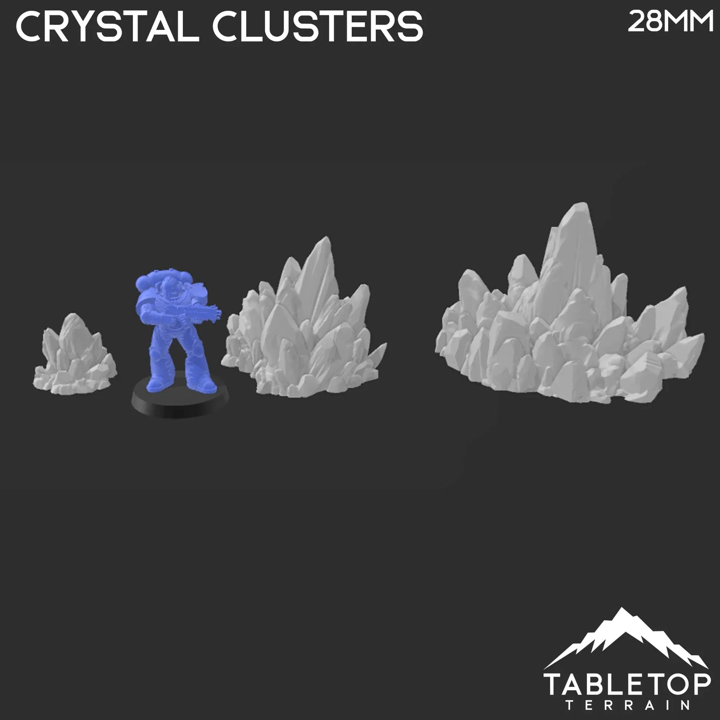 Crystal Clusters - Fantasy Scatter Terrain