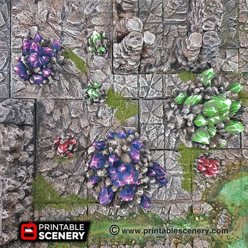 Crystal Clusters - Fantasy Scatter Terrain