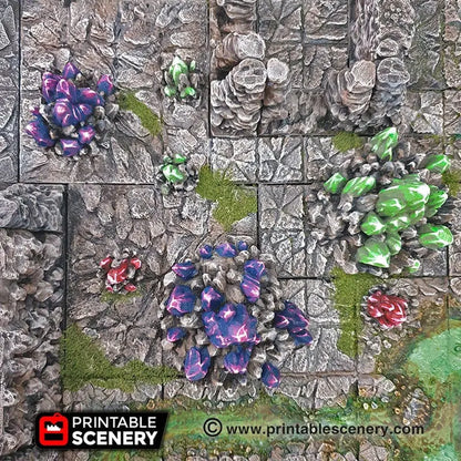 Crystal Clusters - Fantasy Scatter Terrain