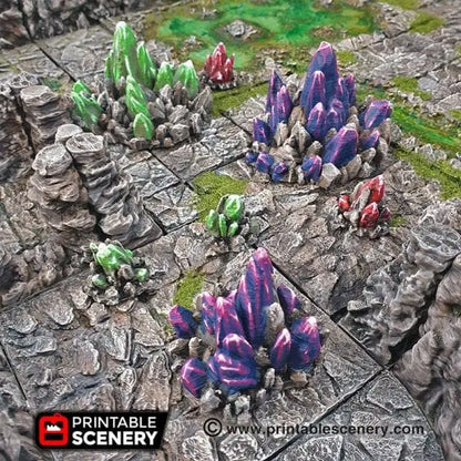 Crystal Clusters - Fantasy Scatter Terrain