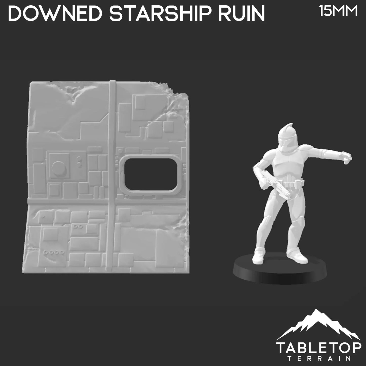 Downed Starship LOS Blocking Terrain