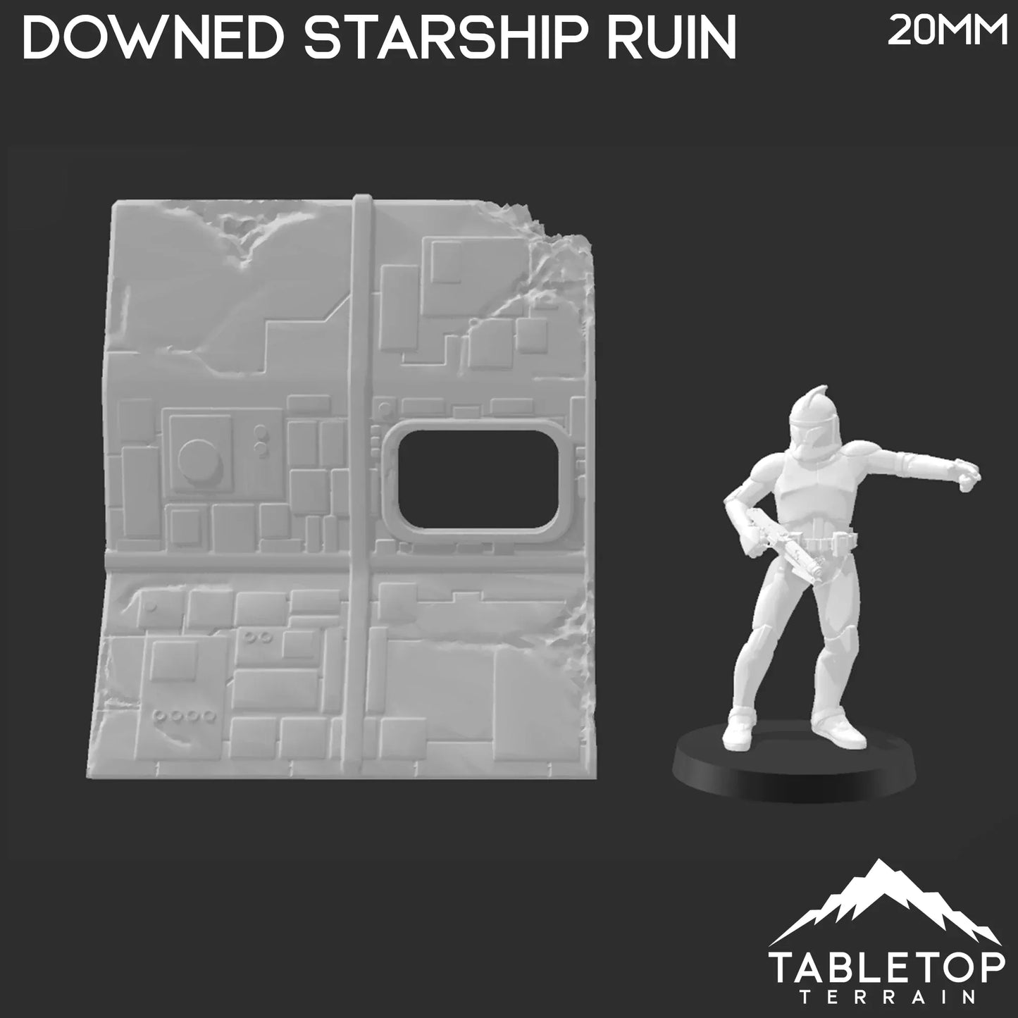 Downed Starship LOS Blocking Terrain