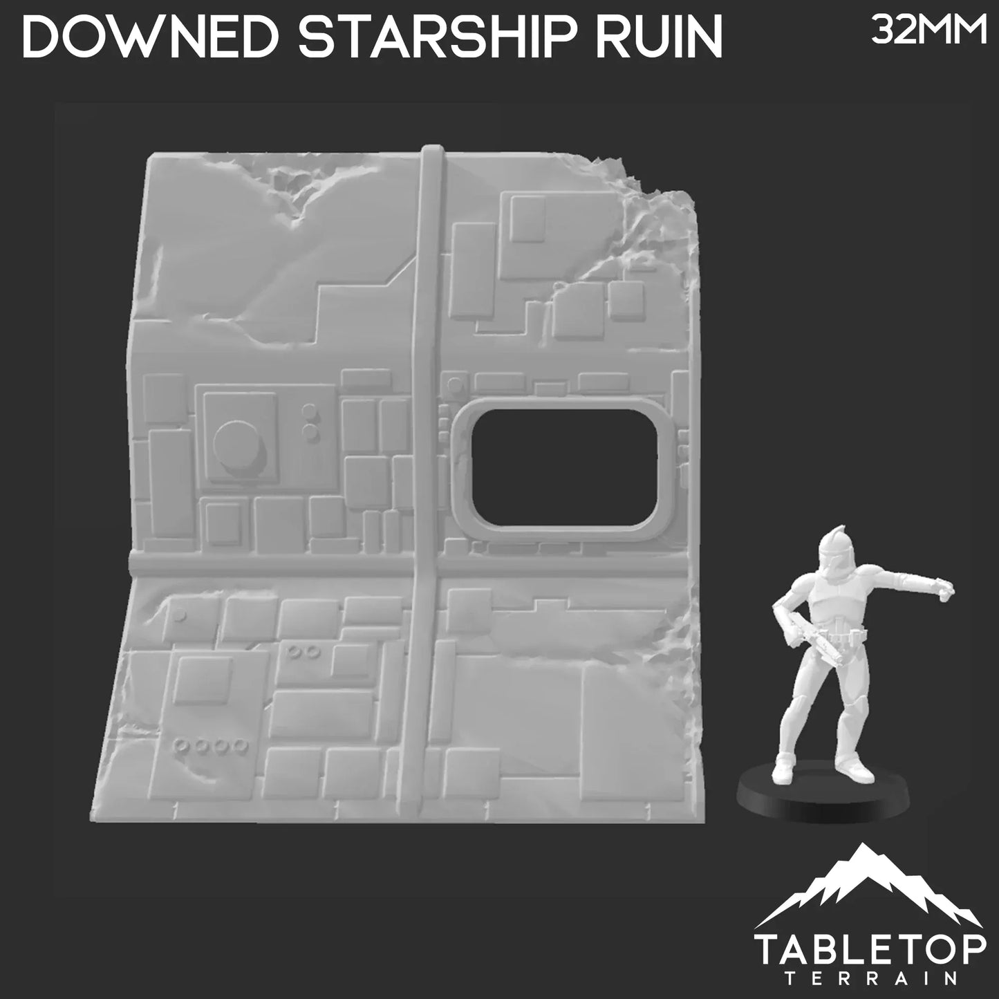 Downed Starship LOS Blocking Terrain