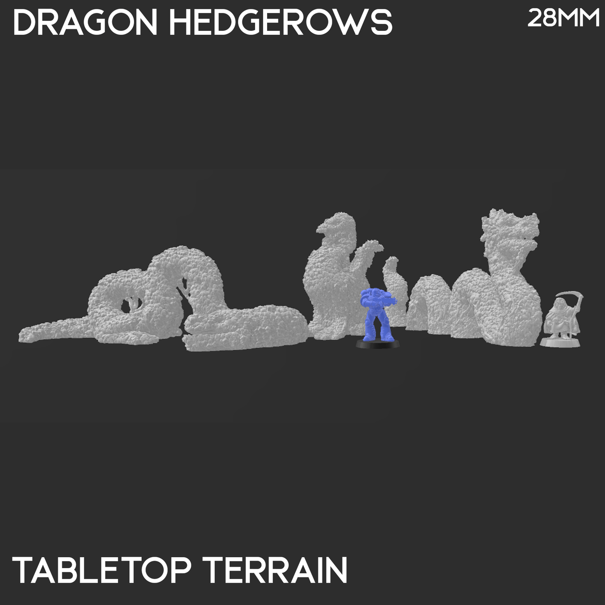 Dragon Hedgerows - Rise of the Halflings - Scatter Terrain