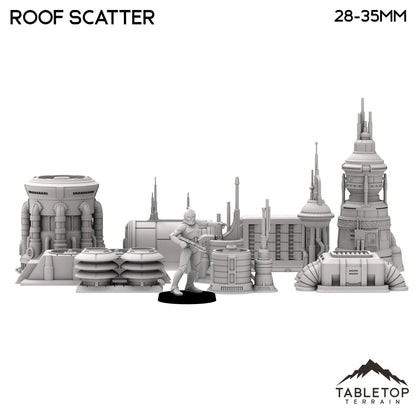 Futuristic City Roof Scatter