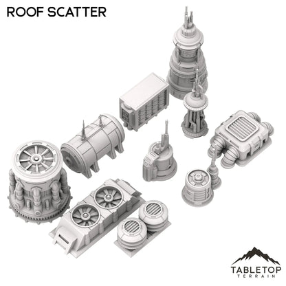 Futuristic City Roof Scatter