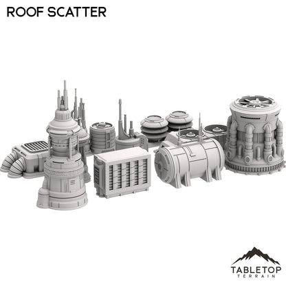 Futuristic City Roof Scatter