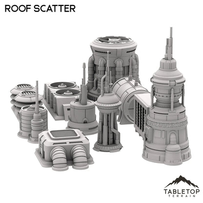 Futuristic City Roof Scatter