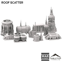 Futuristic City Roof Scatter