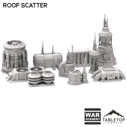Futuristic City Roof Scatter
