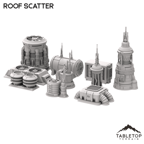 Futuristic City Roof Scatter