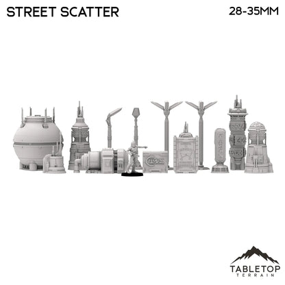 Futuristic City Street Scatter