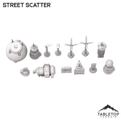 Futuristic City Street Scatter