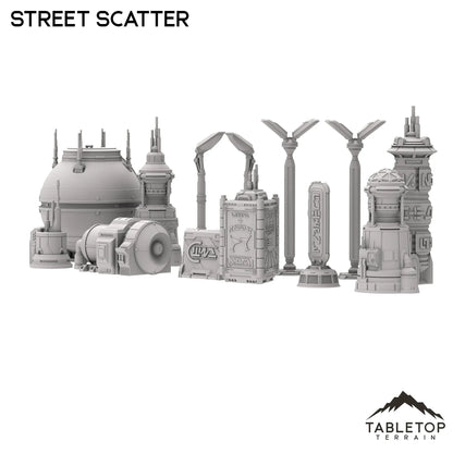 Futuristic City Street Scatter