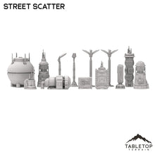 Futuristic City Street Scatter
