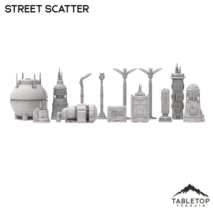 Futuristic City Street Scatter