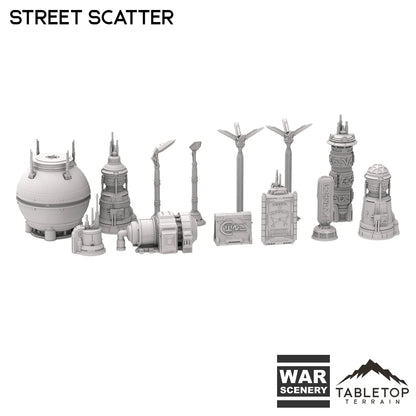 Futuristic City Street Scatter