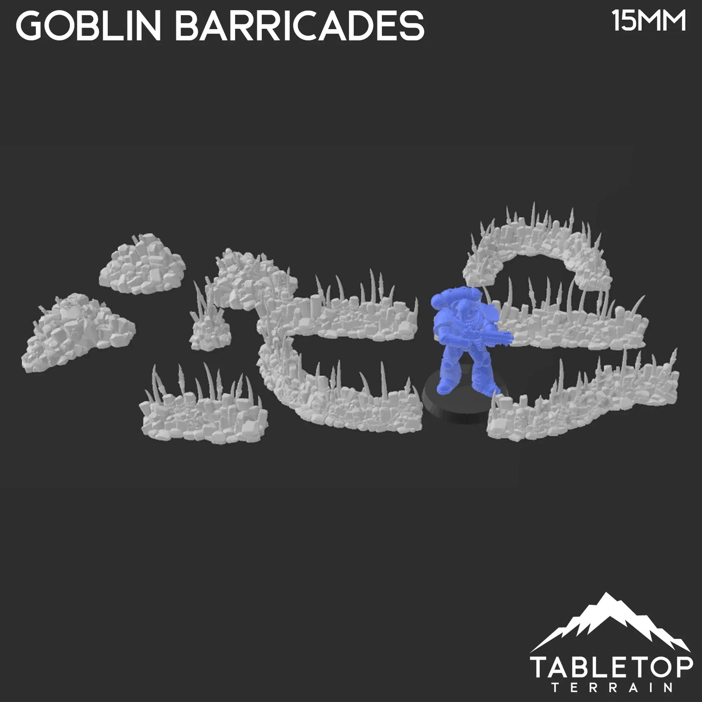 Goblin Barricades and Rubble - Fantasy Scatter Terrain