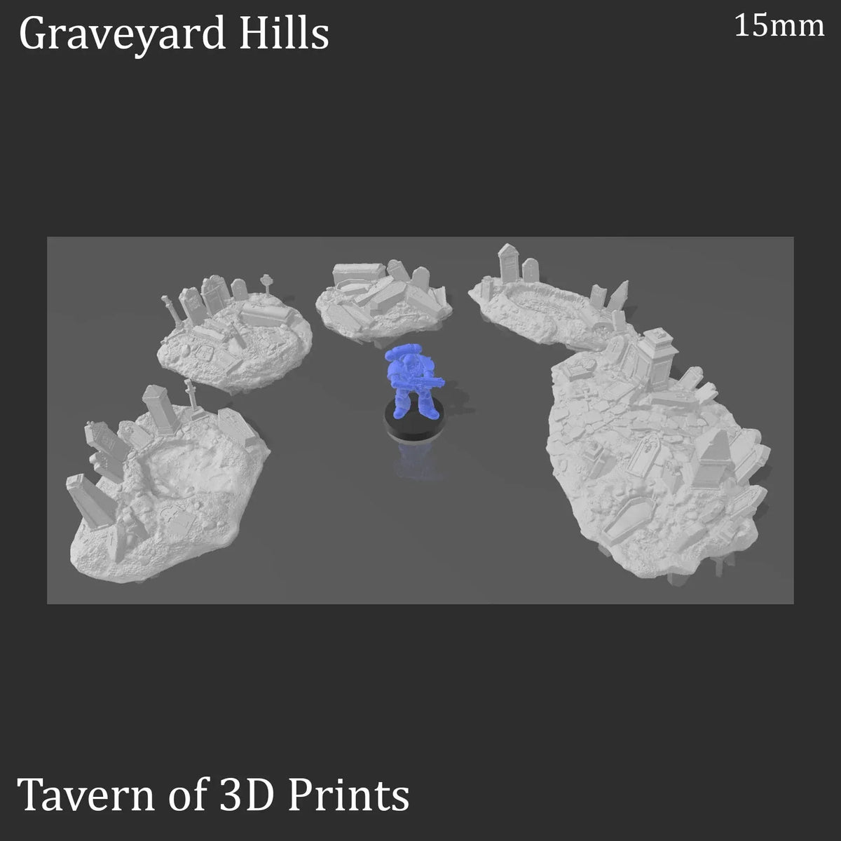 Graveyard Hills - Fantasy Scatter Terrain