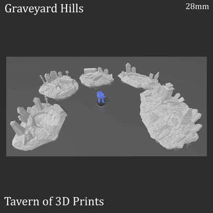 Graveyard Hills - Fantasy Scatter Terrain