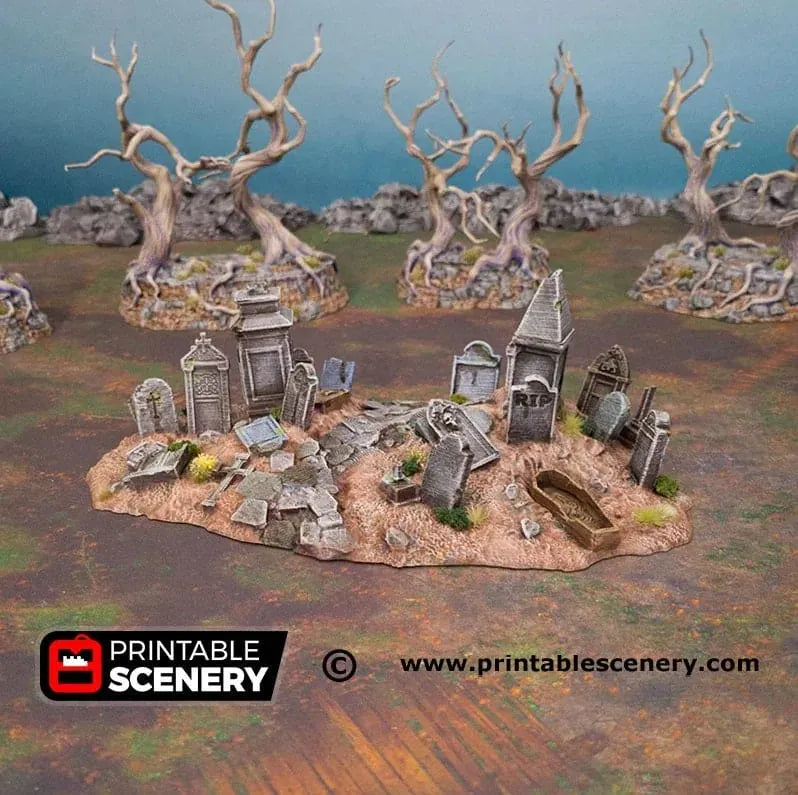Graveyard Hills - Fantasy Scatter Terrain