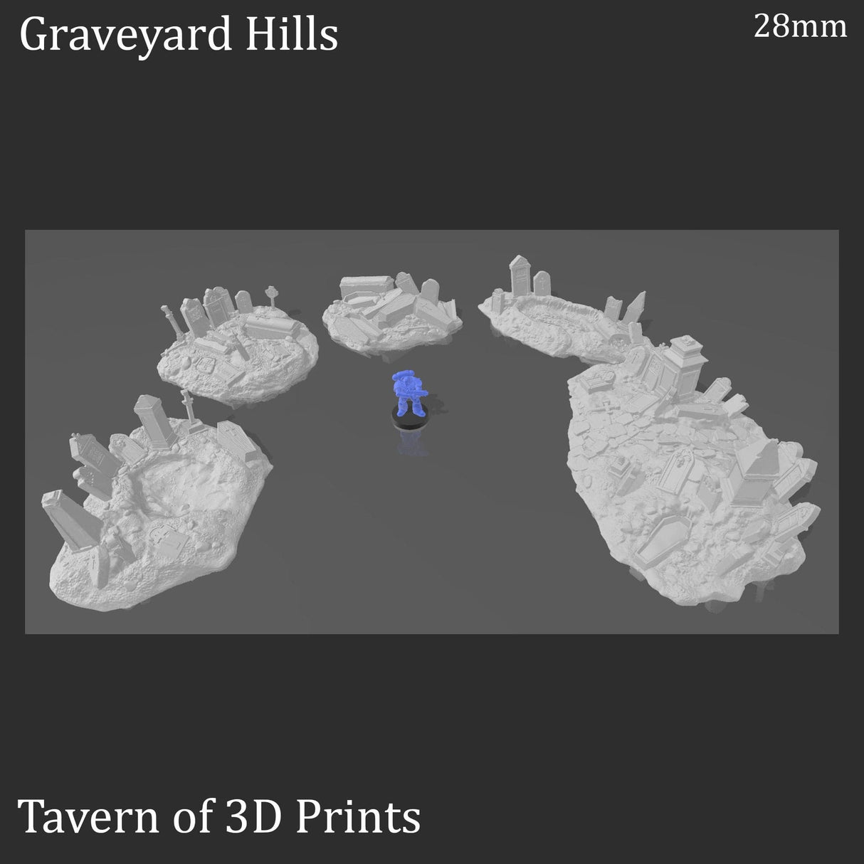 Graveyard Hills - Fantasy Scatter Terrain
