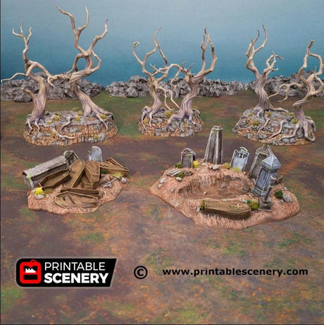 Graveyard Hills - Fantasy Scatter Terrain