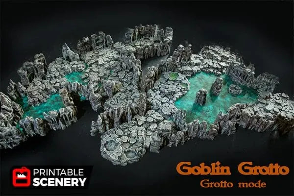 Grotto Floors / Crystal / Shroom - Fantasy Scatter Terrain