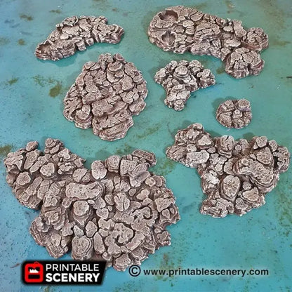 Grotto Floors / Crystal / Shroom - Fantasy Scatter Terrain