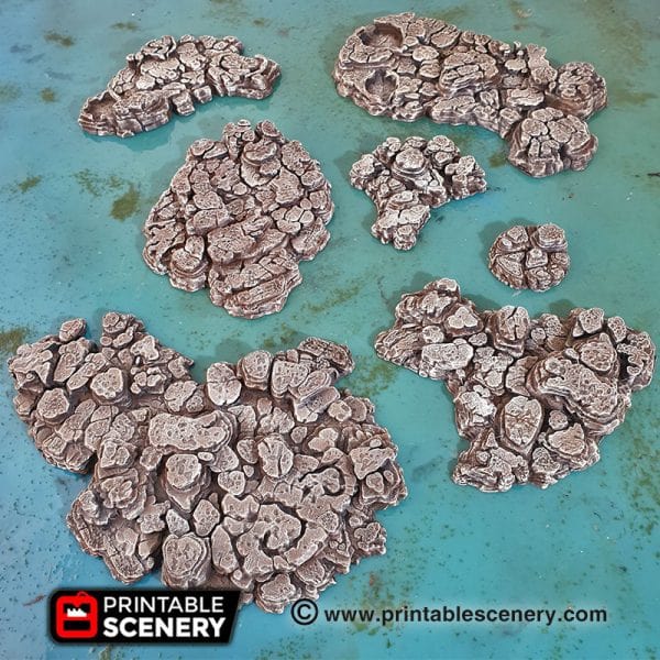 Grotto Floors / Crystal / Shroom - Fantasy Scatter Terrain