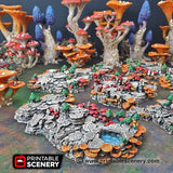 Grotto Floors / Crystal / Shroom - Fantasy Scatter Terrain