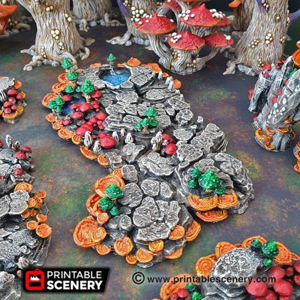 Grotto Floors / Crystal / Shroom - Fantasy Scatter Terrain
