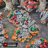 Grotto Floors / Crystal / Shroom - Fantasy Scatter Terrain