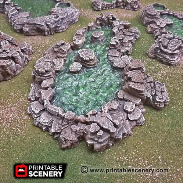Grotto Pools - Fantasy Scatter Terrain
