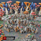 Grotto Walls / Crystal / Shroom - Fantasy Scatter Terrain