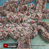 Grotto Walls / Crystal / Shroom - Fantasy Scatter Terrain