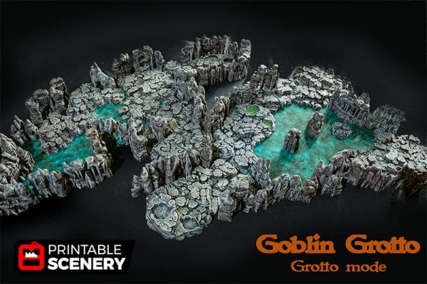 Grotto Walls / Crystal / Shroom - Fantasy Scatter Terrain