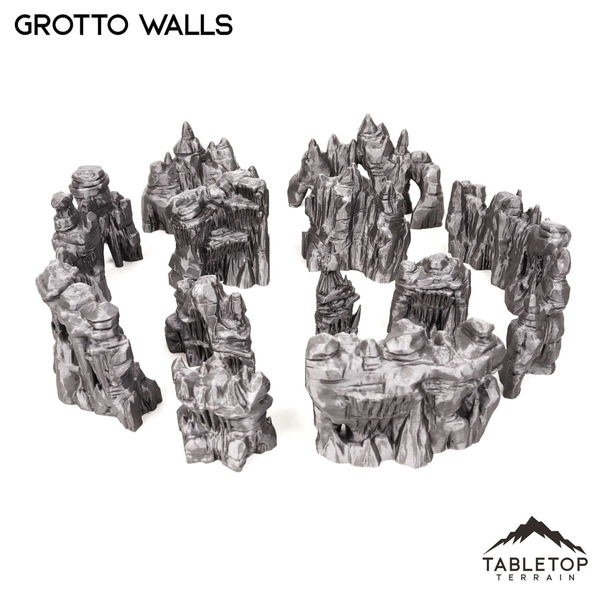 Grotto Walls / Crystal / Shroom - Fantasy Scatter Terrain