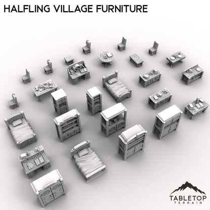 Halfling Village Furniture