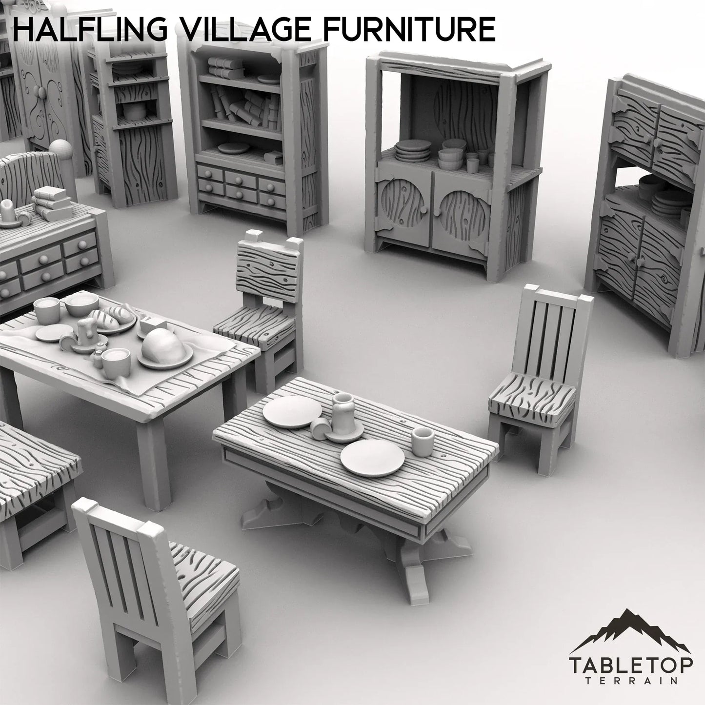 Halfling Village Furniture