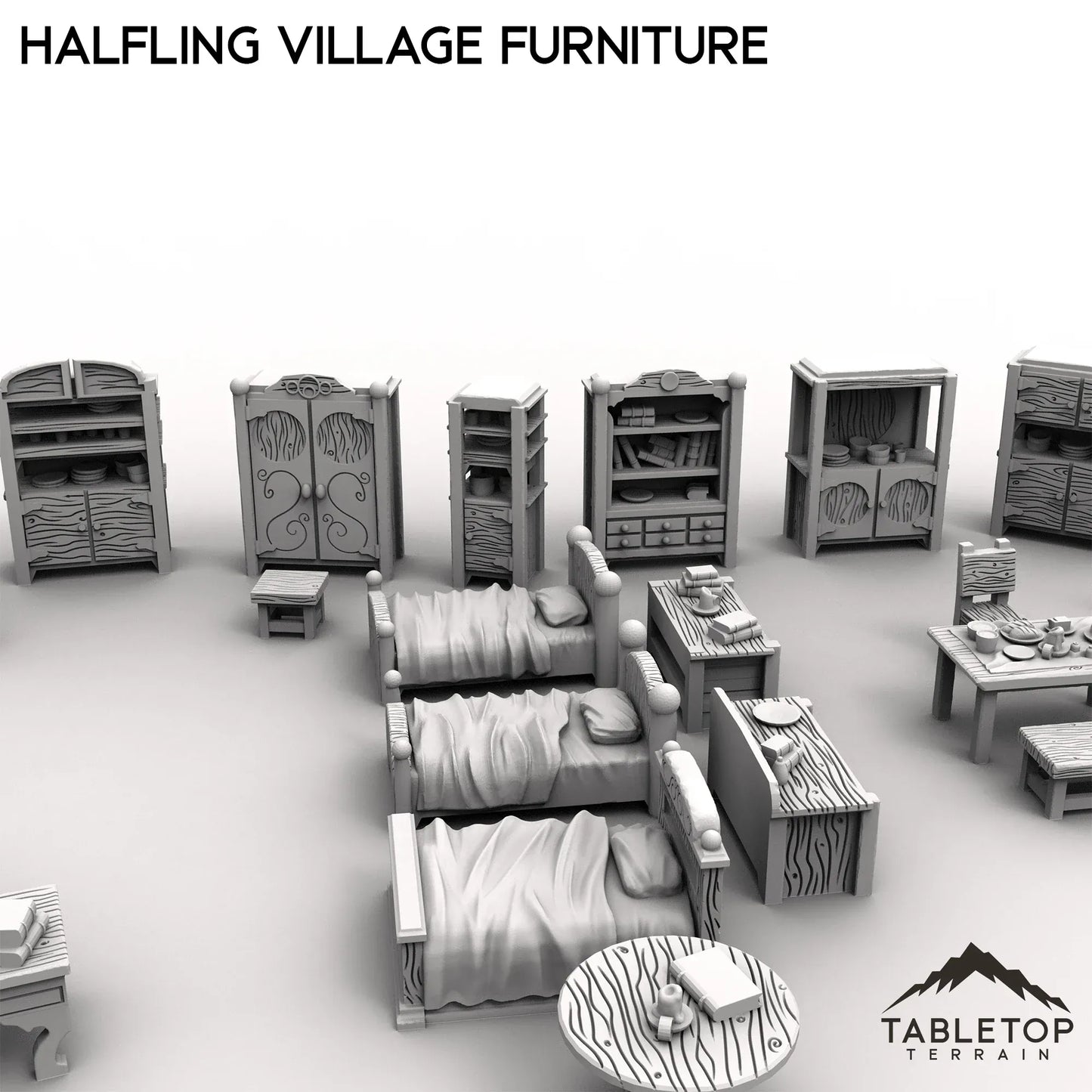 Halfling Village Furniture